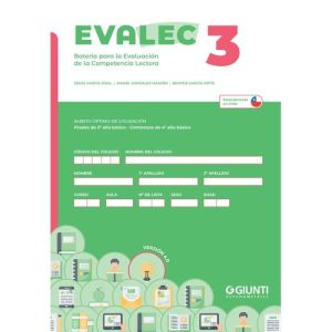  EVALEC-3 (Pack 10 test + 10 usos de corrección Eduportal / Versión chilena 4.0)